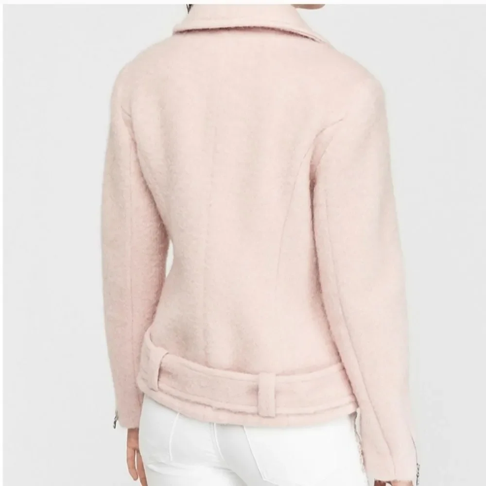 Express Blush Pink Moto Jacket